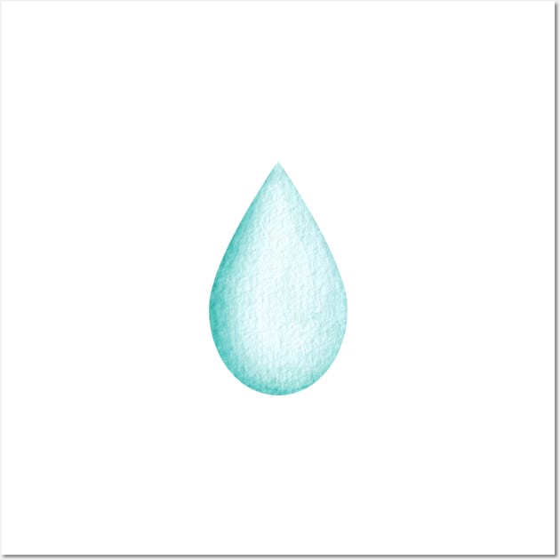 Rain drop Wall Art by shoko